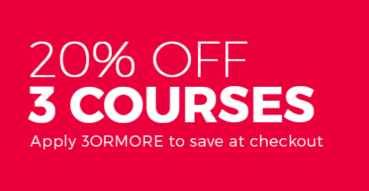20% OFF 3 CLASSES